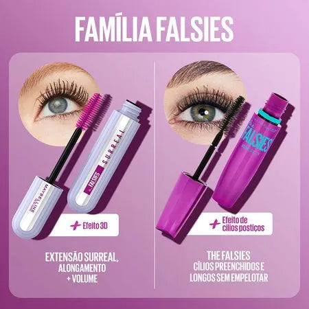Máscara de Cílios a prova D'Água Maybelline NY - The Falsies Surreal